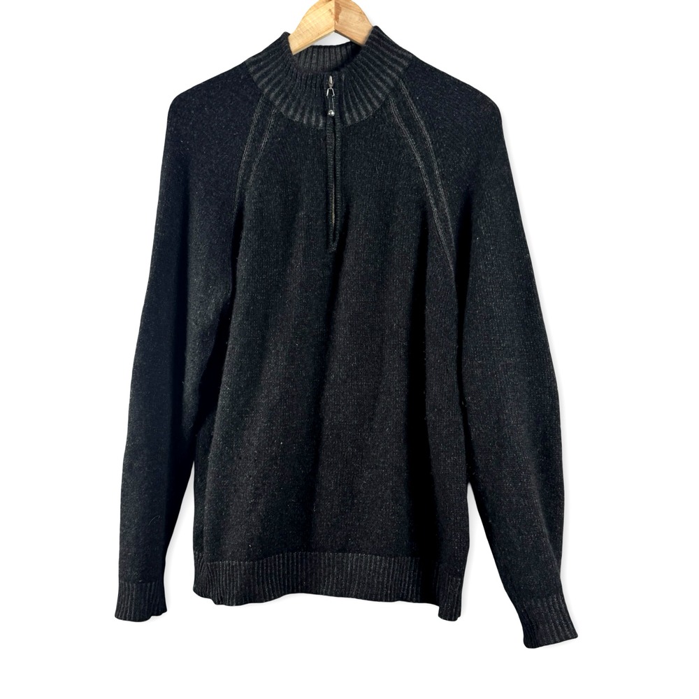 Glen Lyon Mens 100% Cashmere Pullover Sweater Sz L Large